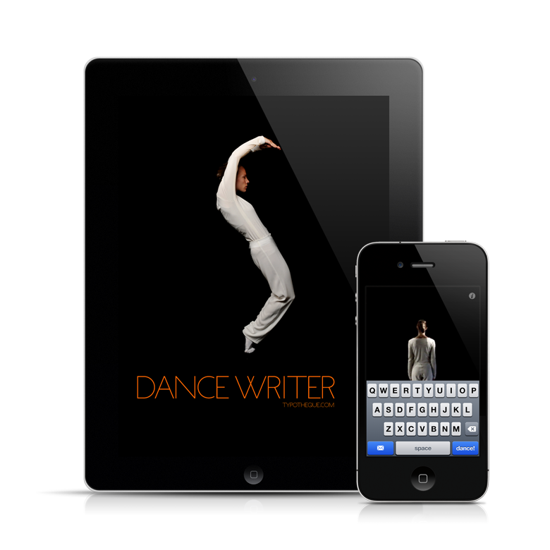 dancewriter on iPhone iPad