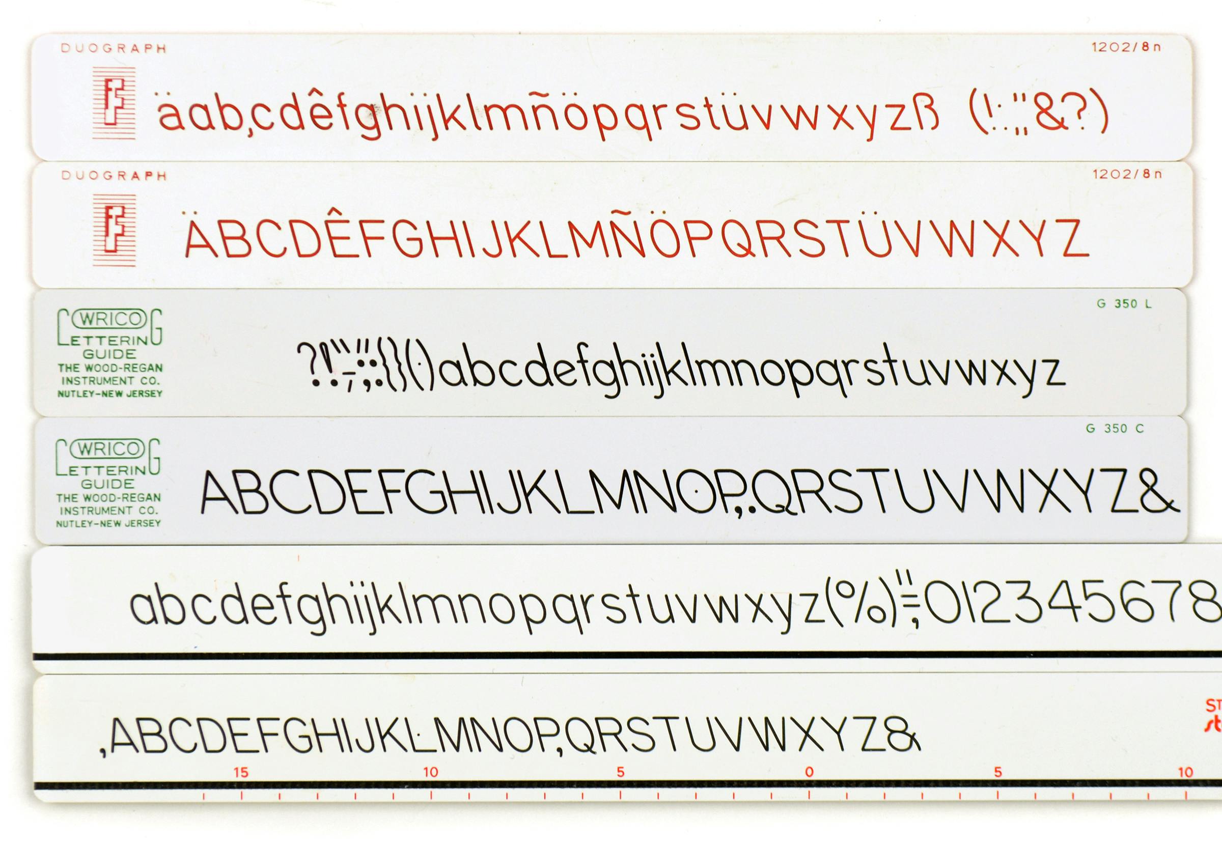 Letterform variety