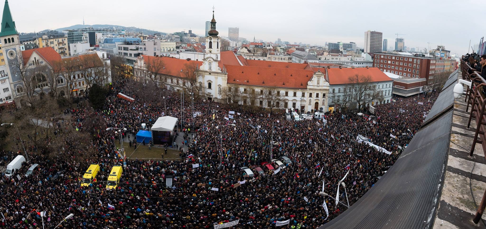mass protests slovakia