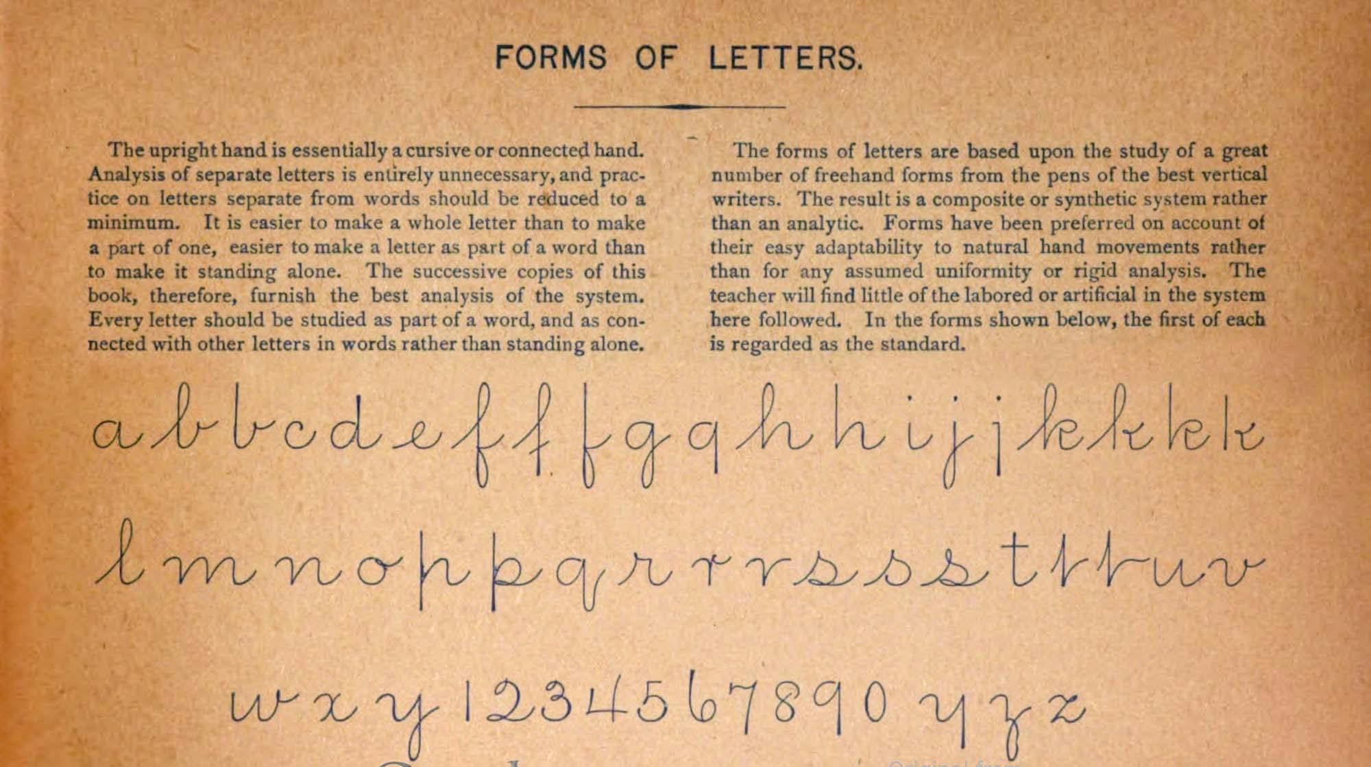 intro image modern handwriting