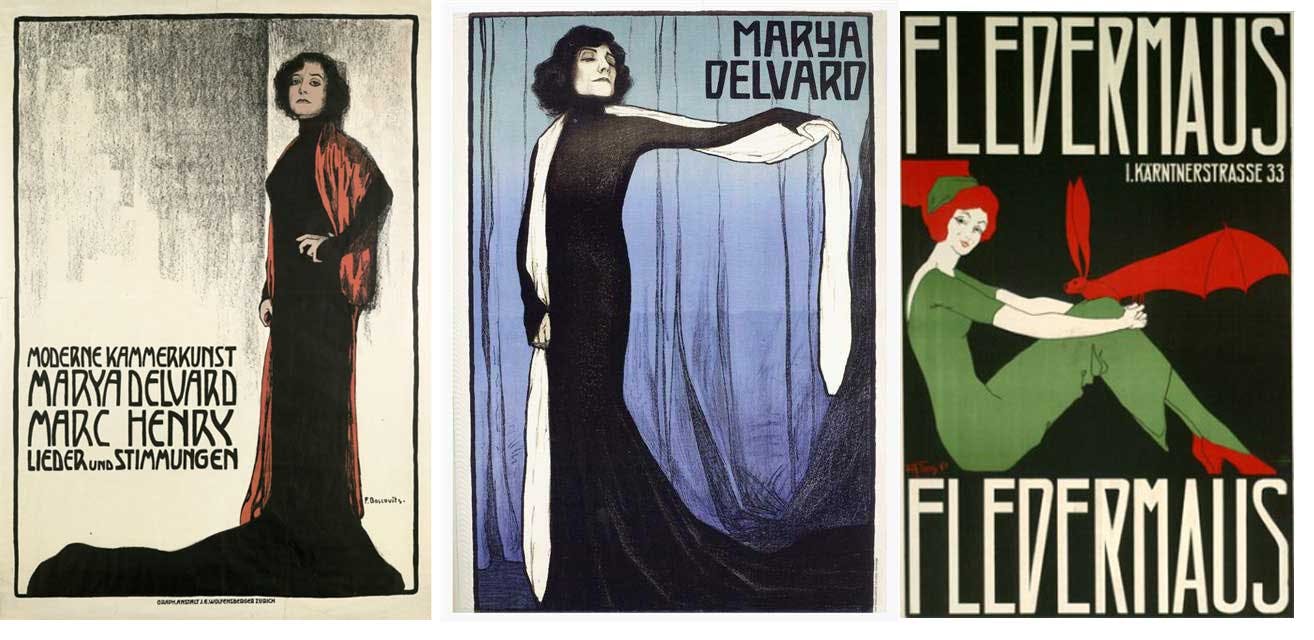 Art Nouveau Delvard posters